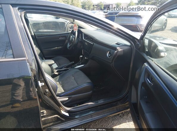 2T1BURHE3JC090821 2018 TOYOTA COROLLA Black წინა სალონის ხედი