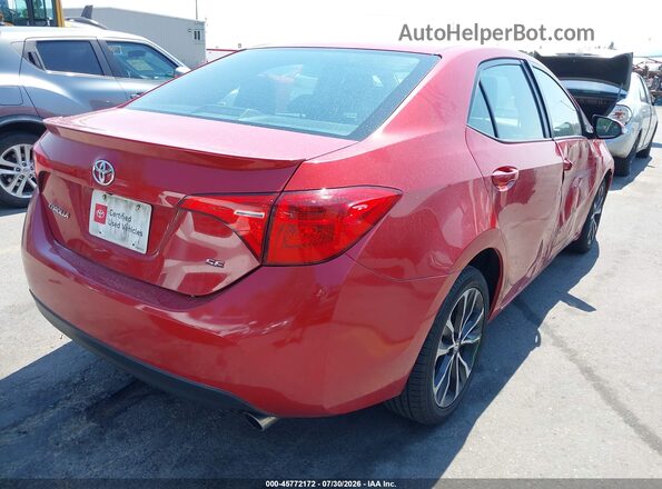2T1BURHE3JC094688 2018 TOYOTA COROLLA Red Trasero derecho