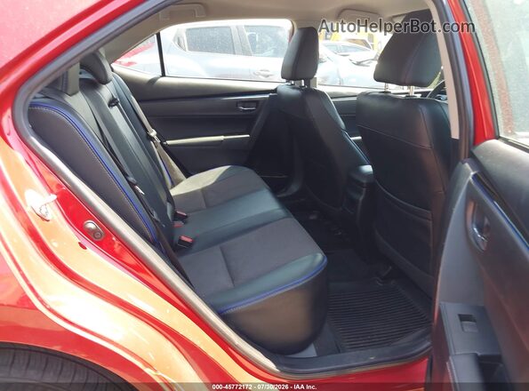 2T1BURHE3JC094688 2018 TOYOTA COROLLA Red Vista de la etiqueta del VIN