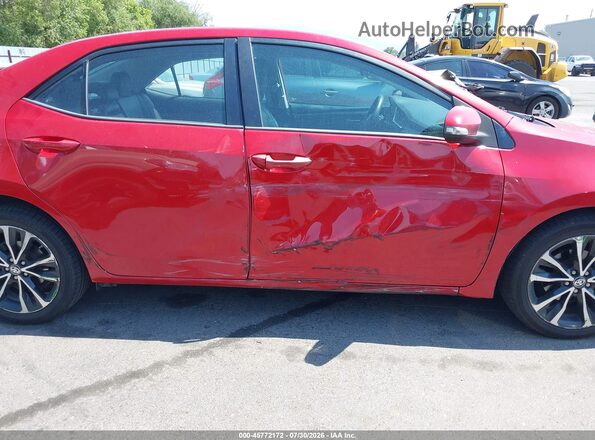2T1BURHE3JC094688 2018 TOYOTA COROLLA Red Vista frontal