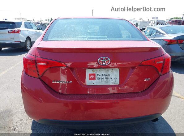 2T1BURHE3JC094688 2018 TOYOTA COROLLA Red 