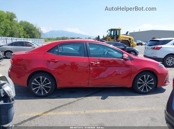 2T1BURHE3JC094688 2018 TOYOTA COROLLA Red Vista interior trasera