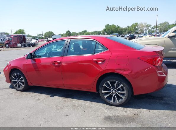 2T1BURHE3JC094688 2018 TOYOTA COROLLA Red Vista interior de 360 grados