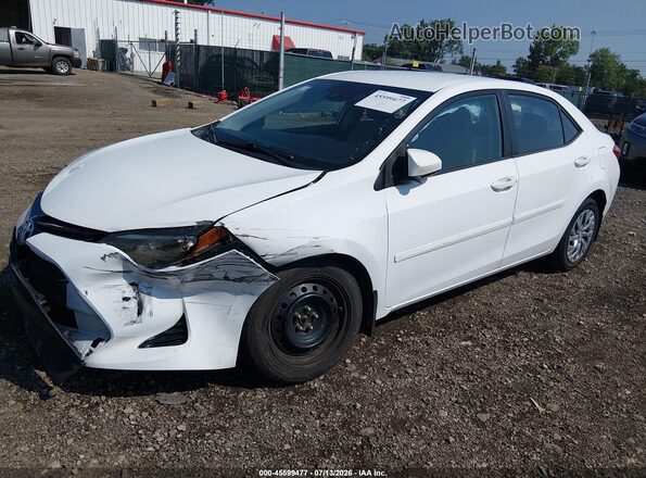 2T1BURHE3JC111764 2018 TOYOTA COROLLA White Vista tres cuartos delantera izquierda