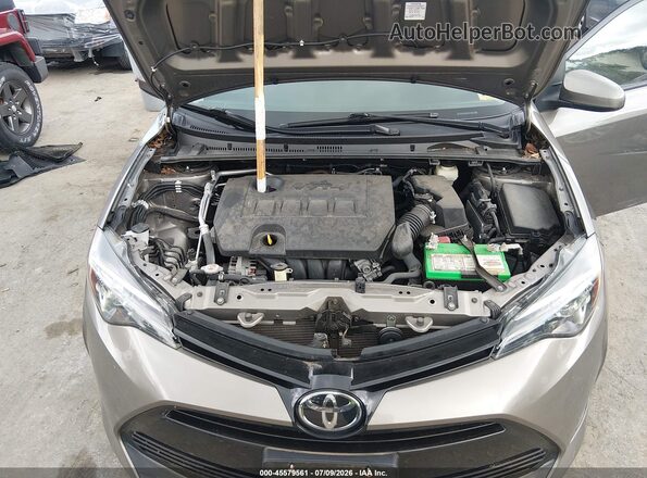 2T1BURHE3JC119802 2018 TOYOTA COROLLA Pewter Widok z tyłu