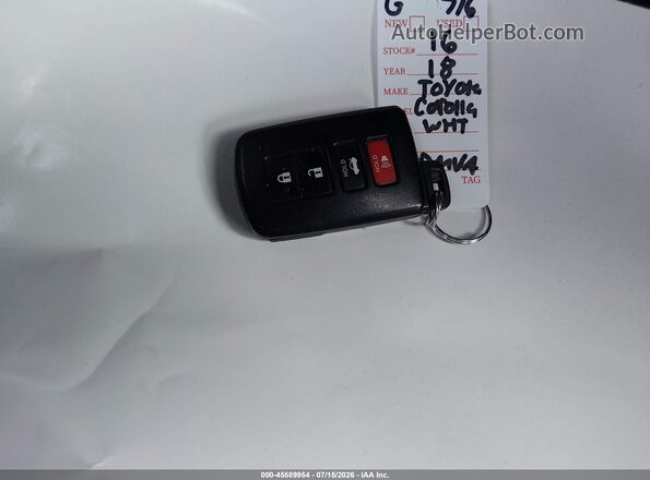 2T1BURHE3KC135516 2019 TOYOTA COROLLA Белый Вид панели приборов