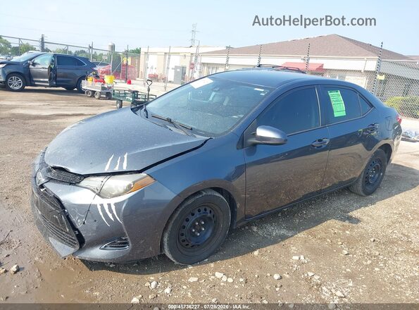 2T1BURHE3KC137508 2019 TOYOTA COROLLA Gray Vista tres cuartos delantera izquierda