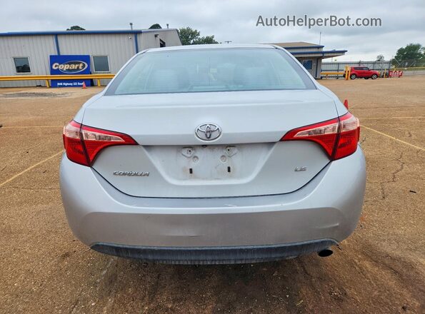 2T1BURHE3KC140943 2019 TOYOTA COROLLA Silver Rear view