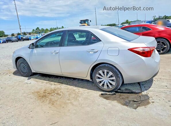 2T1BURHE3KC173831 2019 TOYOTA COROLLA Silver Rear left