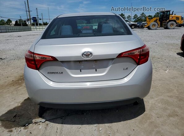 2T1BURHE3KC173831 2019 TOYOTA COROLLA Silver Rear view
