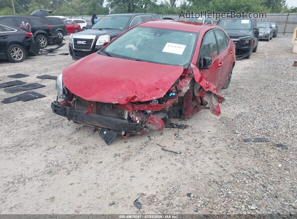 2T1BURHE3KC198096 2019 TOYOTA COROLLA Red წინა ხედი