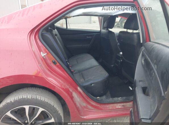 2T1BURHE3KC198096 2019 TOYOTA COROLLA Red VIN კოდის სტიკერის ხედი