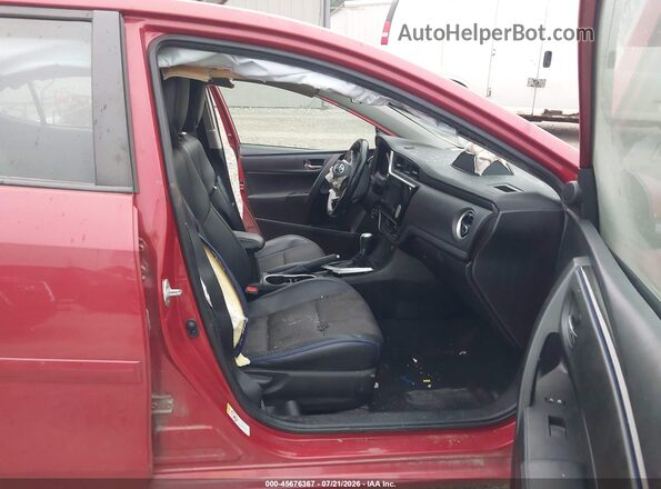2T1BURHE3KC198096 2019 TOYOTA COROLLA Red წინა სალონის ხედი