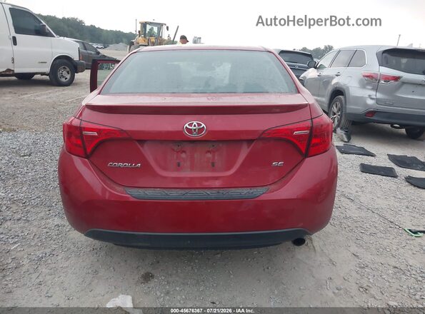 2T1BURHE3KC198096 2019 TOYOTA COROLLA Red 