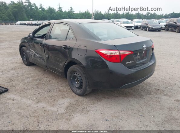 2T1BURHE3KC199541 2019 TOYOTA COROLLA Черный Задняя левая четверть