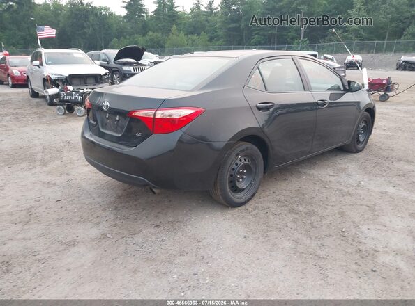 2T1BURHE3KC199541 2019 TOYOTA COROLLA Черный Задняя правая четверть