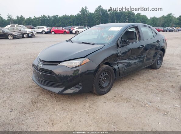 2T1BURHE3KC199541 2019 TOYOTA COROLLA Черный Передняя левая четверть