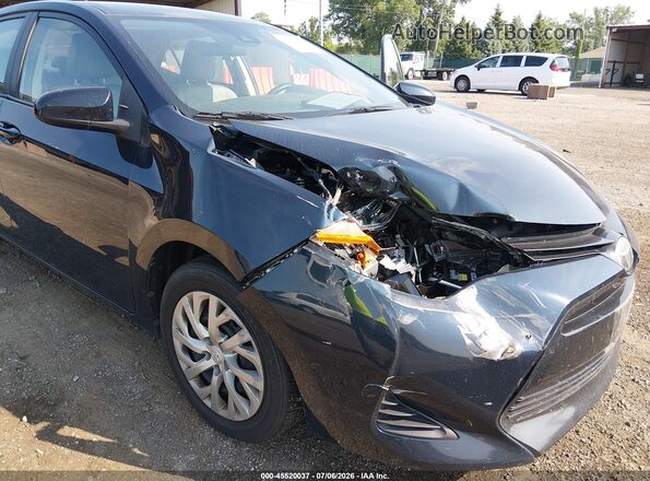 2T1BURHE3KC213129 2019 TOYOTA COROLLA Blue Vista frontal