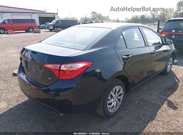 2T1BURHE3KC213129 2019 TOYOTA COROLLA Blue Trasero derecho