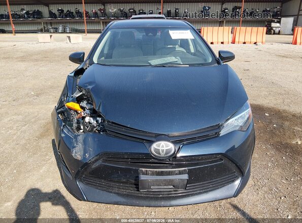 2T1BURHE3KC213129 2019 TOYOTA COROLLA Blue Vista del cuadro de instrumentos