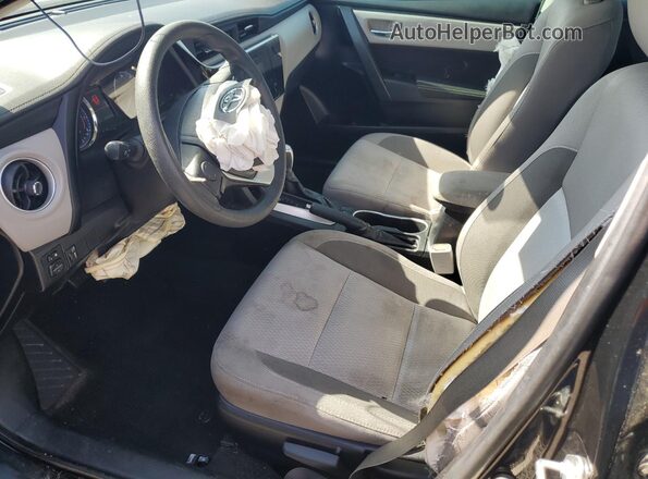 2T1BURHE3KC220694 2019 TOYOTA COROLLA Черный Вид салона спереди