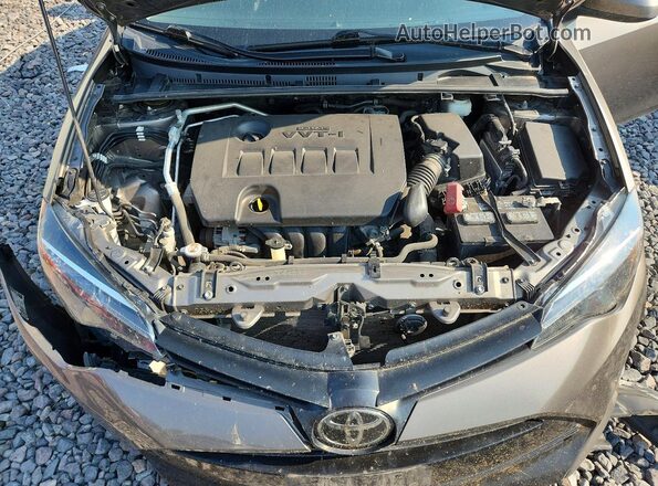 2T1BURHE3KC226222 2019 TOYOTA COROLLA Gray Սալոնի հետևի տեսք