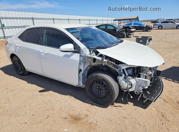 2T1BURHE3KC235664 2019 TOYOTA COROLLA Белый Передняя правая четверть
