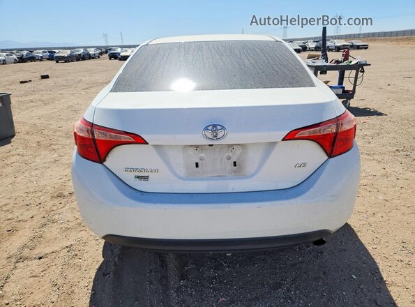 2T1BURHE3KC235664 2019 TOYOTA COROLLA Белый Вид сзади