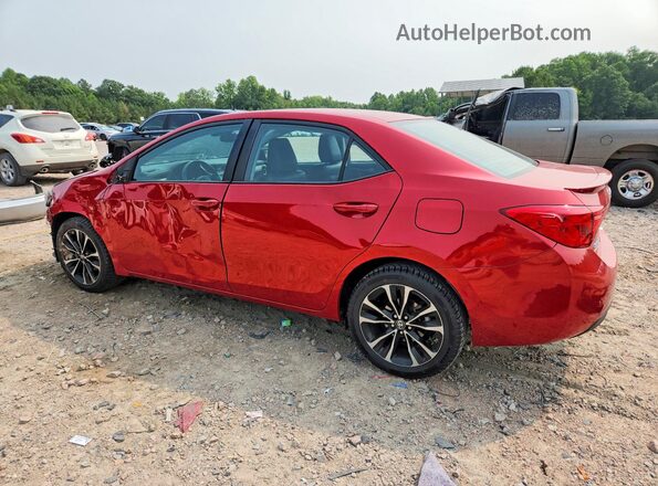 2T1BURHE3KC240072 2019 TOYOTA COROLLA Red უკანა მარცხენა