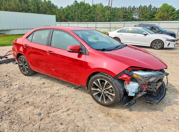 2T1BURHE3KC240072 2019 TOYOTA COROLLA Red წინა მარჯვენა