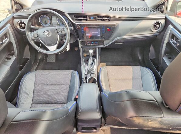 2T1BURHE3KC240072 2019 TOYOTA COROLLA Red წინა პანელის ხედი
