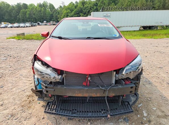 2T1BURHE3KC240072 2019 TOYOTA COROLLA Red წინა ხედი