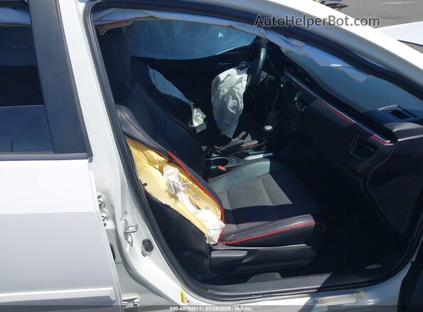 2T1BURHE4GC481744 2016 TOYOTA COROLLA White წინა სალონის ხედი