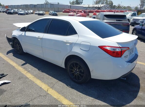 2T1BURHE4GC481744 2016 TOYOTA COROLLA White უკანა მარცხენა