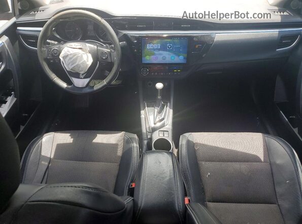 2T1BURHE4GC507596 2016 TOYOTA COROLLA Red Widok deski rozdzielczej
