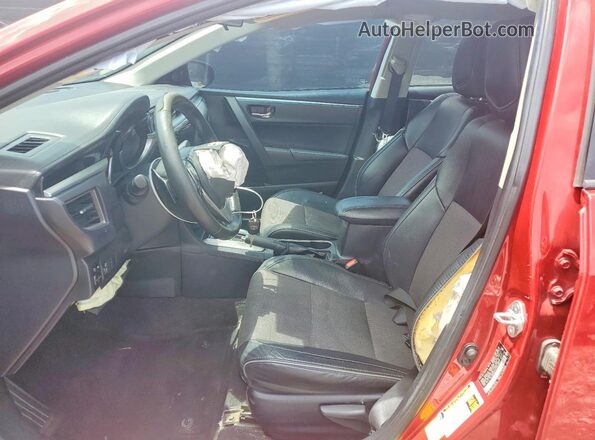 2T1BURHE4GC507596 2016 TOYOTA COROLLA Red Widok wnętrza z przodu