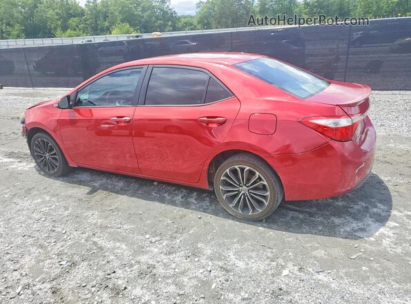 2T1BURHE4GC507596 2016 TOYOTA COROLLA Red Tył lewy