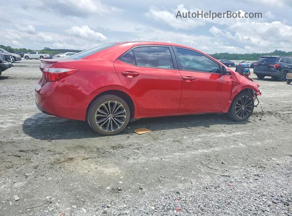 2T1BURHE4GC507596 2016 TOYOTA COROLLA Red Tył prawy