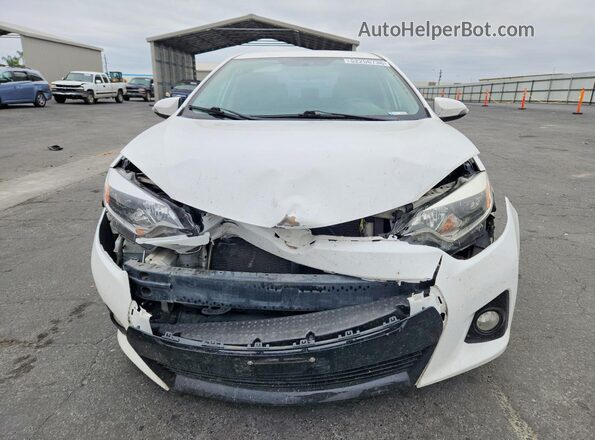 2T1BURHE4GC510868 2016 TOYOTA COROLLA White Widok z przodu