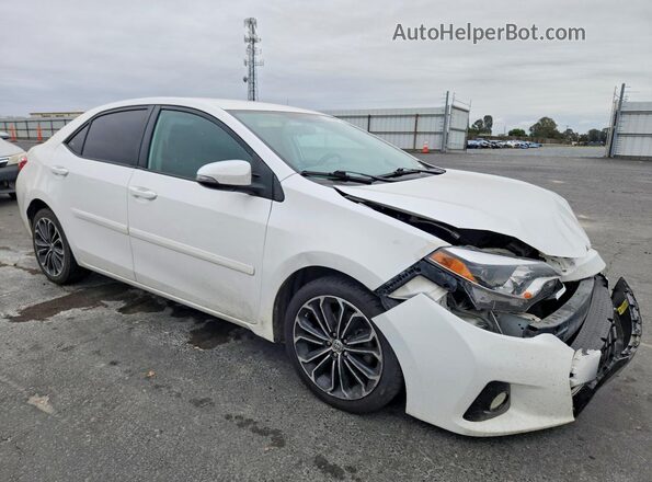 2T1BURHE4GC510868 2016 TOYOTA COROLLA White Przód prawy