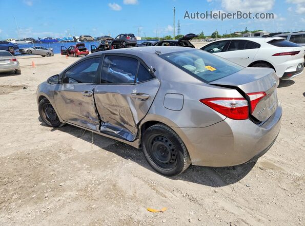 2T1BURHE4GC512989 2016 TOYOTA COROLLA Gray Tył lewy