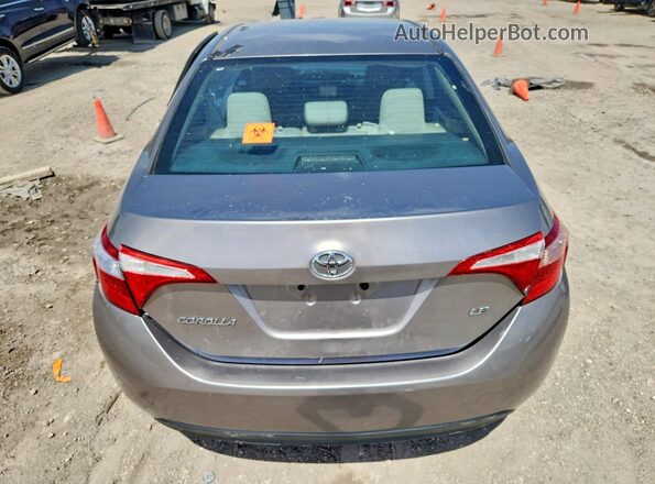 2T1BURHE4GC512989 2016 TOYOTA COROLLA Gray Widok z tyłu