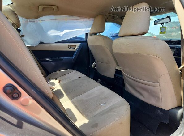 2T1BURHE4GC512989 2016 TOYOTA COROLLA Gray Widok tylnych siedzeń