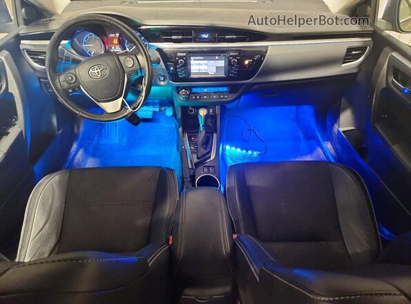 2T1BURHE4GC517030 2016 TOYOTA COROLLA Black Vista del salpicadero