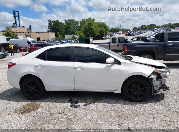 2T1BURHE4GC525192 2016 TOYOTA COROLLA White Вид задньої частини салону
