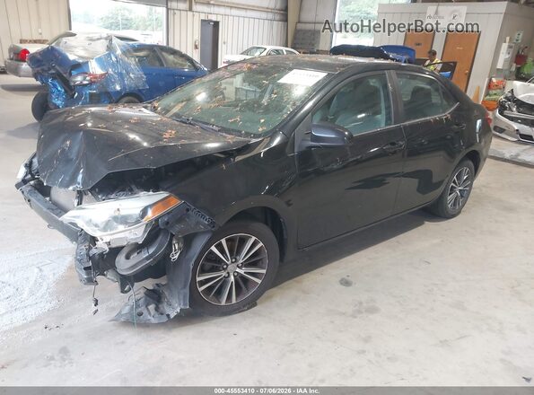2T1BURHE4GC548374 2016 TOYOTA COROLLA Черный Передняя левая четверть