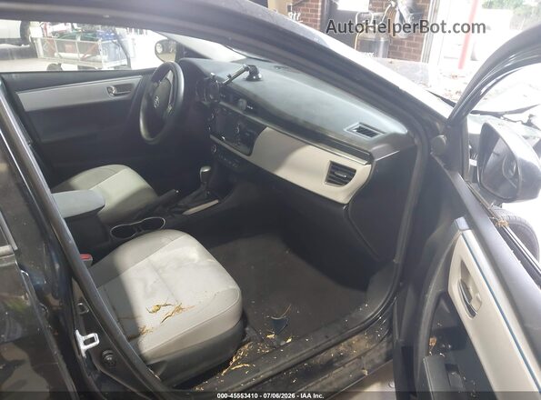 2T1BURHE4GC548374 2016 TOYOTA COROLLA Черный Вид салона спереди
