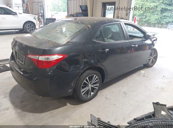 2T1BURHE4GC548374 2016 TOYOTA COROLLA Черный Задняя правая четверть