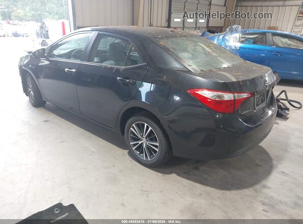 2T1BURHE4GC548374 2016 TOYOTA COROLLA Черный Задняя левая четверть