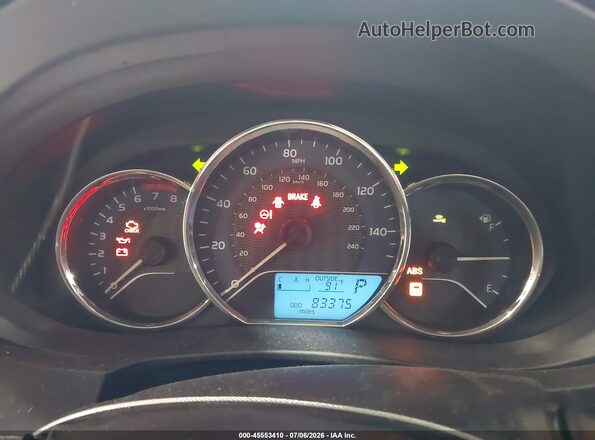 2T1BURHE4GC548374 2016 TOYOTA COROLLA Черный Вид задних сидений